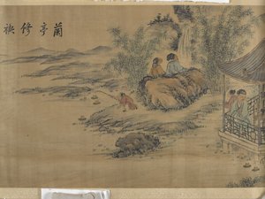 Verzameling bij het Lanting Orchid-paviljoen door Jiuru Chen