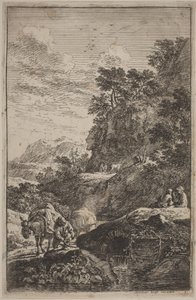 Landschappen in de Stijl van Salvator Rosa door Joachim Franz Beich