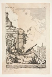NILUS ALITER, uit Sculpturae Veteris Admirata door Joachim von Sandrart
