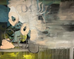 Dynamische abstracte stroming door Joackim Schou Dahle