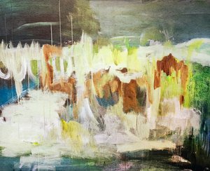 Levendig abstract landschap door Joackim Schou Dahle
