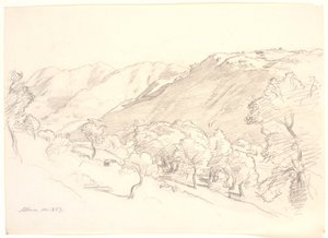 Berglandschap, Attina door Joakim Frederik Skovgaard