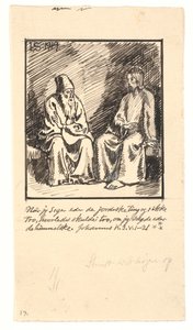 Christus en Nicodemus