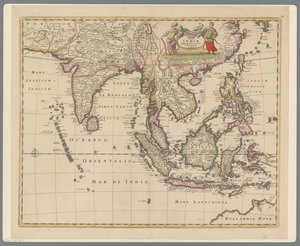 Kaart van Indonesië door Joannes L