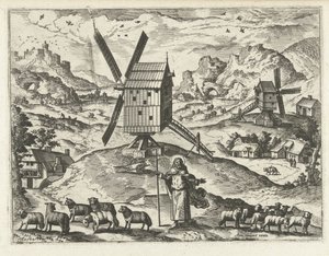 Landschap met Christus als Goede Herder