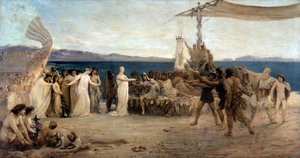 Stichting van Marseille in 600 v.Chr. - Les Noces de Protis et Gyptis door Joanny Rave