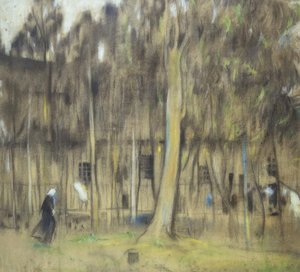 Tuin van Pere Mata door Joaquim Mir i Trinxet