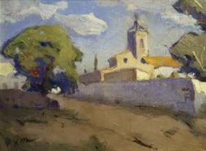Kerk door Joaquim Mir i Trinxet
