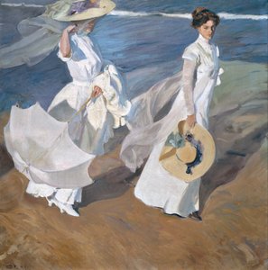Wandelen langs de Kust door Joaquín Sorolla