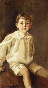 Een portret van Basil Mundy, 1908