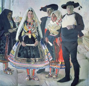 Typische Lagarteranen door Joaquin Sorolla y Bastida