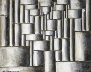 Abstracte buisvormige compositie