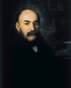 Portret van Jose Amador de los Rios y Serrano