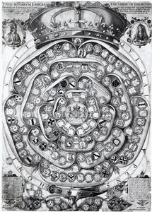 De Vereniging van de Rozen van de Families Lancaster en York, 1589