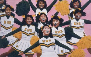 Kiamuki High School cheerleaders