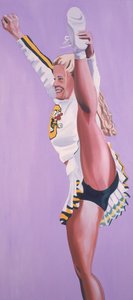 Oregon Ducks cheerleader