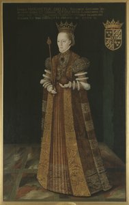 Margaretha Lejonhufvud, koningin-gemalin van Zweden, tweede vrouw van Gustaaf I Vasa - Koningin Margaretha Leijonhufvud van Zweden (1516-1551), door Uther, Johan Baptista van (actief 1562-1597)