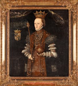 Portret van Margaretha Lejonhufvud, koningin van Zweden door Johan Baptista van (active 1562 1597) Uther