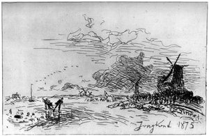 Kanaal bij Rotterdam