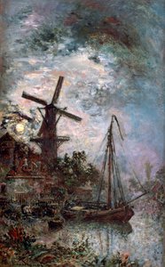 Landschap met een molen, 1888