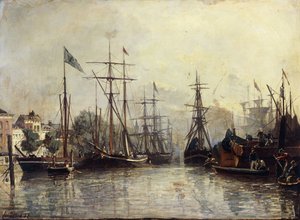 Haven van Rotterdam, 1857