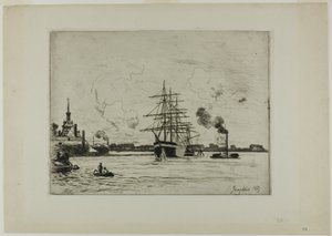 De oude haven van Rotterdam