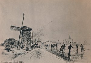 Uitzicht op de stad Maassluis, 1862, 1946