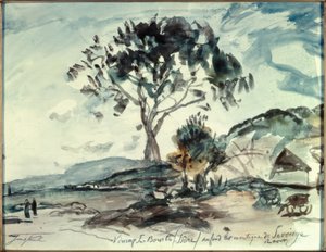 Virieux sur Bourbe / Isère door Johan Barthold Jongkind