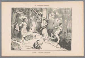 De Paradijsrust verstoord door Johan Braakensiek