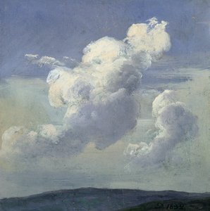 Studie van de wolk door Johan Christian Dahl
