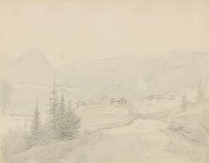Van Øylo in Valdres door Johan Christian Dahl