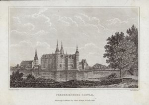 Frederiksborg Paleis door Johan Christian Dahl