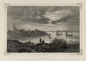 Illustratie uit het boek Noorwegen voorgesteld in tekeningen van Asbjørnsen, P.Chr. en uitgegeven door Chr. Tønsberg (no, 1848) door Johan Christian Dahl