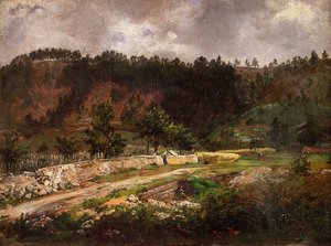 Weg bij Pillnitz door Johan Christian Dahl