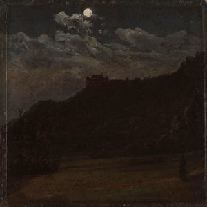 Kasteel Siebeneichen nabij Meissen door Johan Christian Dahl