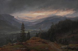 Uitzicht over Hallingdal