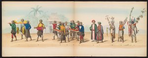Maskerade van de Delftse studenten, 1857 (plaat 7)