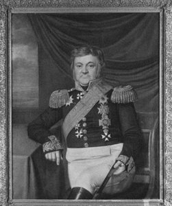 Portret van Lodewijk Sigismund Vincent van Heiden 1773-1850, 1830s