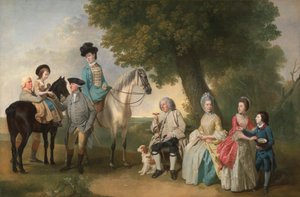 De familie Drummond door Johan Joseph Zoffany RA
