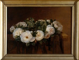 J.L. Jensen, Krans van witte rozen door Johan Laurentz Jensen