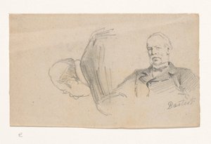 Minister J.N. Bastert, 1887 door Johan Michaël Schmidt Crans
