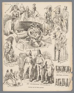 Spotprent op de opening van de Staten-Generaal, 1870