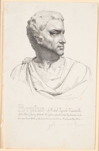 Hoofd van Brutus door Johan Thomas Lundbye