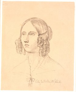 Louise Marie Neergaard door Johan Thomas Lundbye