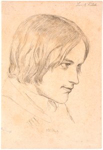 Portret van de schilder Lorenz Frølich (1820-1908) door Johan Thomas Lundbye