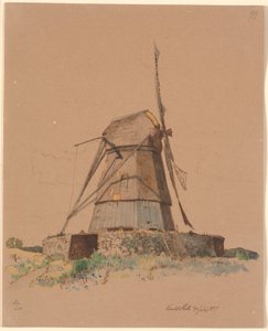 Vendet Molen bij Dortheaslyst door Johan Thomas Lundbye