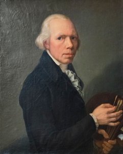 Zelfportret door Johan Wenzel Peter