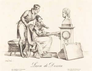 Leçon de Dessin door Johann Anton André