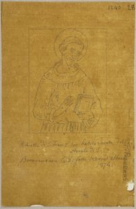 Aus: Sammlung von Umrissen und Durchzeichnungen, Band 2, Blatt 110 door Johann Anton Ramboux