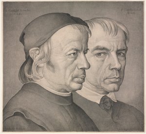 De Gebroeders Eberhard door Johann Anton Ramboux